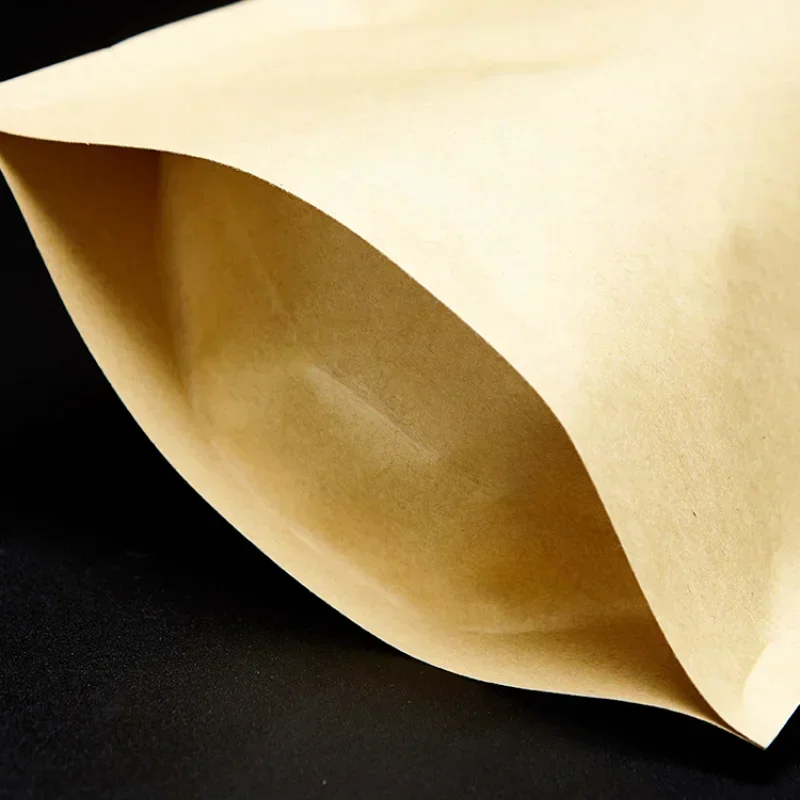 100 шт. самозапечатывающийся пакет из крафт-бумаги утолщающая подставка закуски