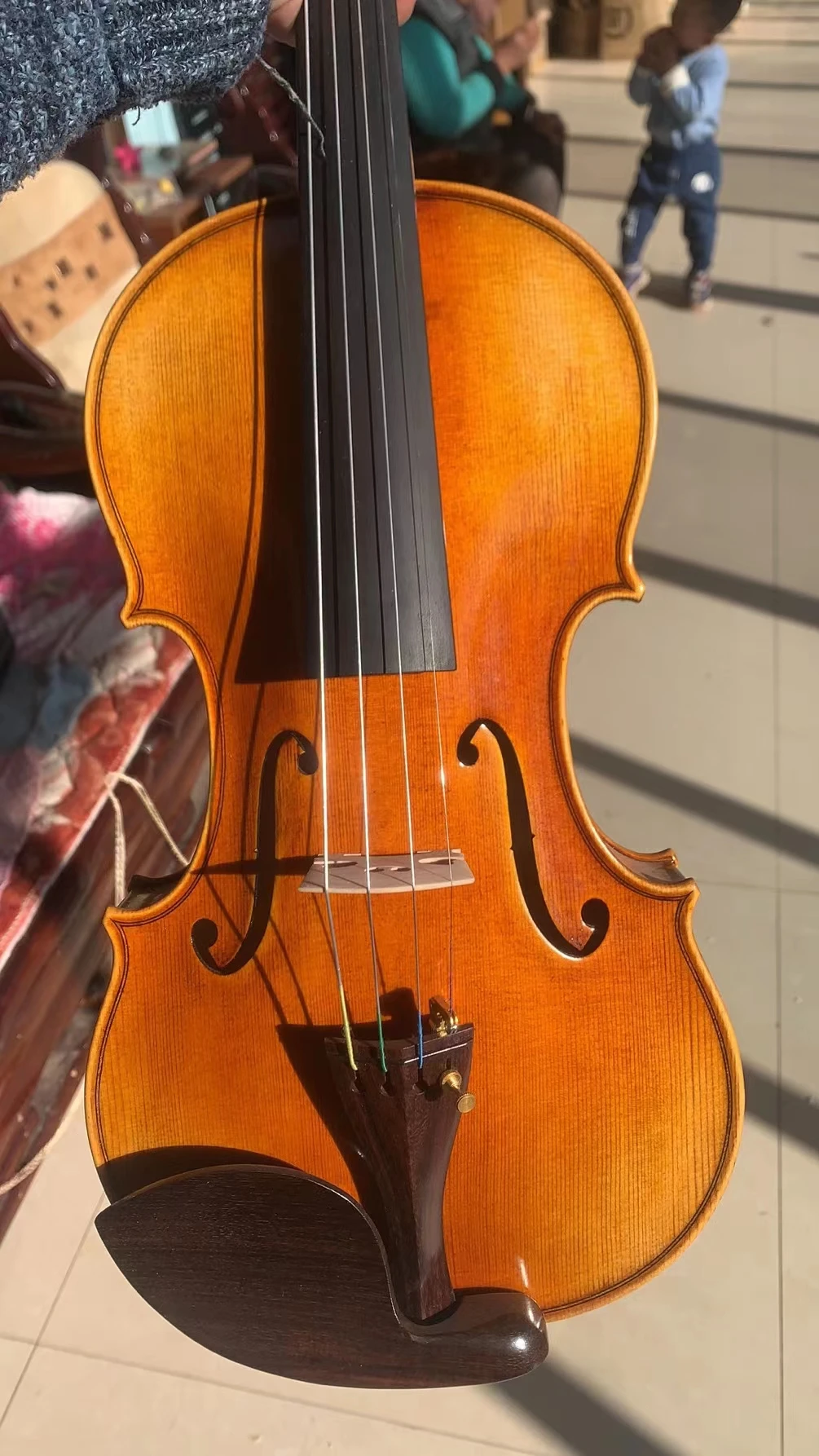 Все европейские деревянные скрипки! Скрипка Stradivarius 4/4 золотисто-желтая светлая