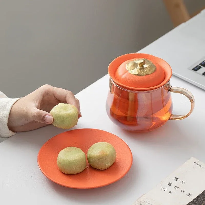 Чайная чашка Persimmon Ruyi простая бытовая креативная для разделения чая