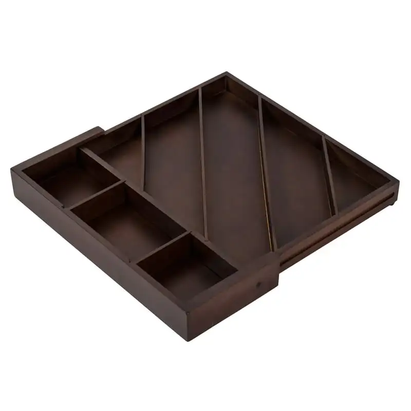 

Diagonal Drawer Organizer, Walnut