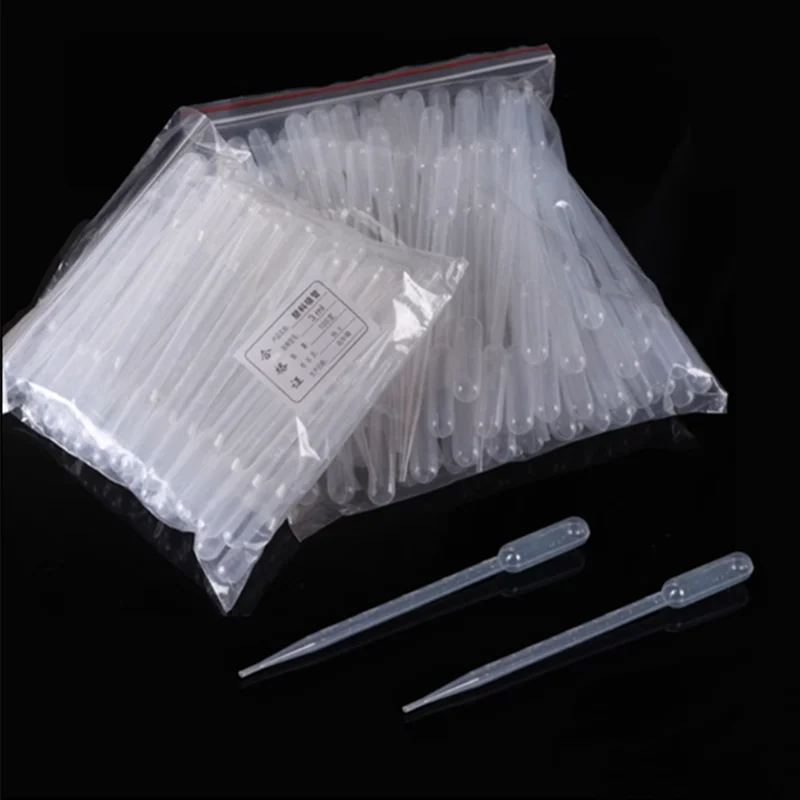 100 шт. 500 пластиковые пипетки для лаборатории 1 мл 2 3 5 10