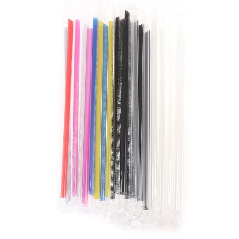 

Clear Individually Wrapped Drinking Pp Straws Drinks Straws Party Supplies 100Pc