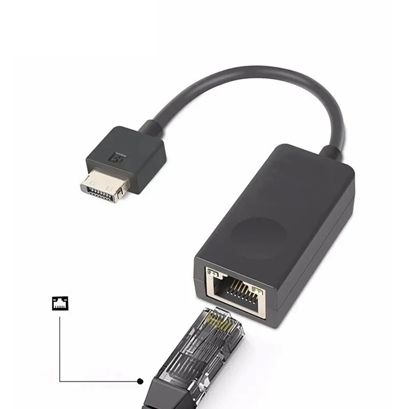 Сменный кабель Dongle RJ45 Ethernet-адаптер для Lenovo Thinkpad X280 X390 Yoga X395 X1 4-го 5-го поколения
