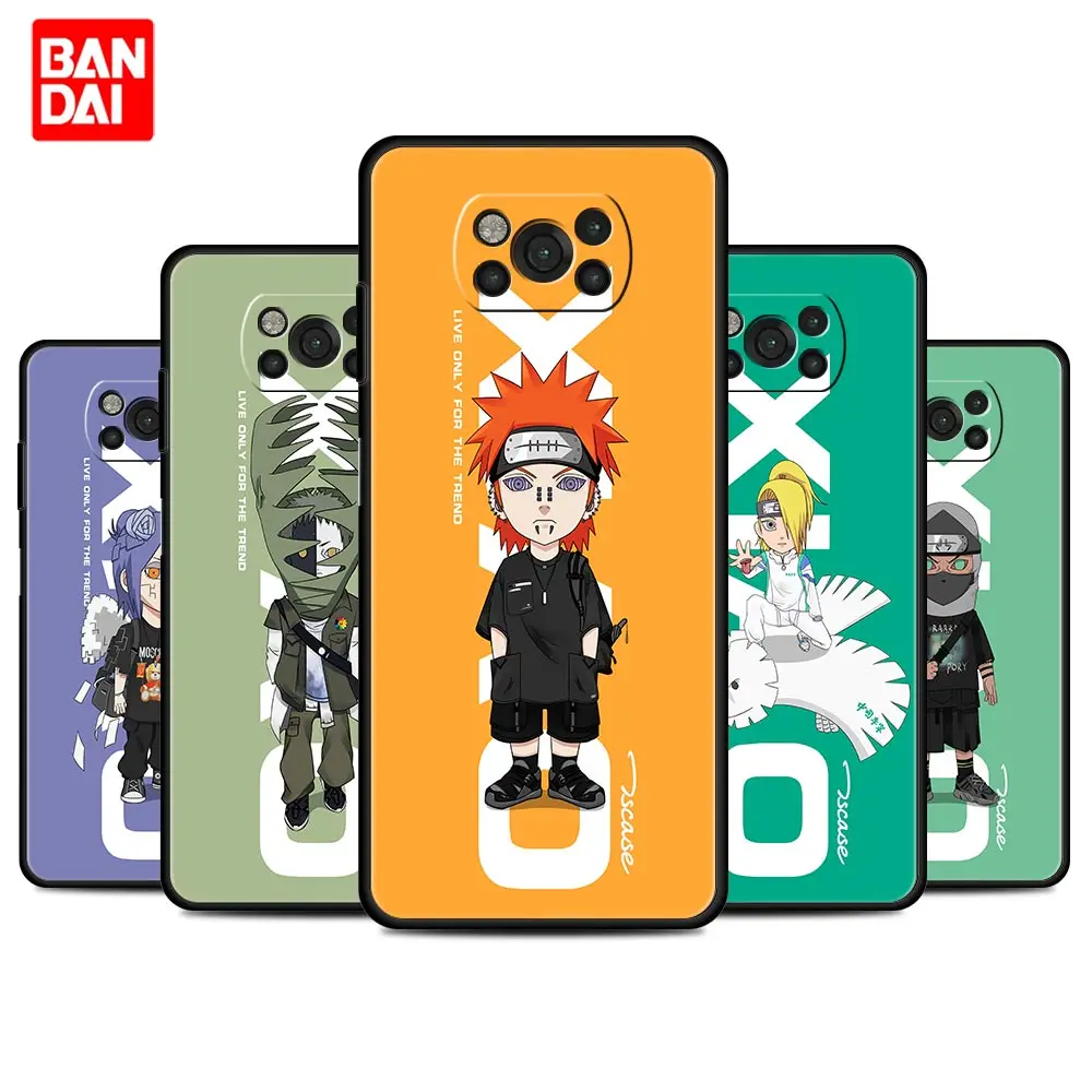 

Naruto Akatsuki Cartoon Pain Case for Xiaomi Mi Poco X3 NFC F3 Redmi Note 9s 9 9A 9C 8 10 11 9T 8T 10T K40 Pro Plus Soft Cover