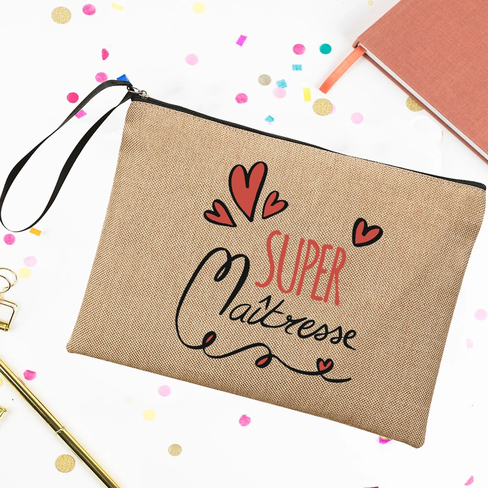 Спасибо хозяйка сумка для макияжа учитель спасибо хранения учителя косметичка