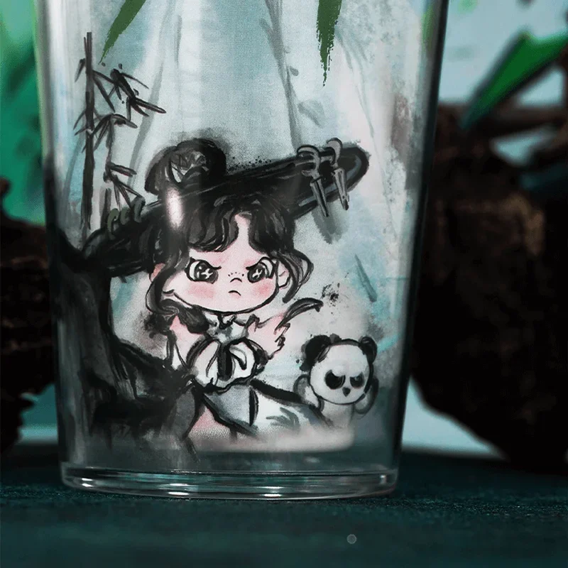 DORA Panda Swordsman STRAW CUP Симпатичные аниме-фигурки украшения подарочная коллекция