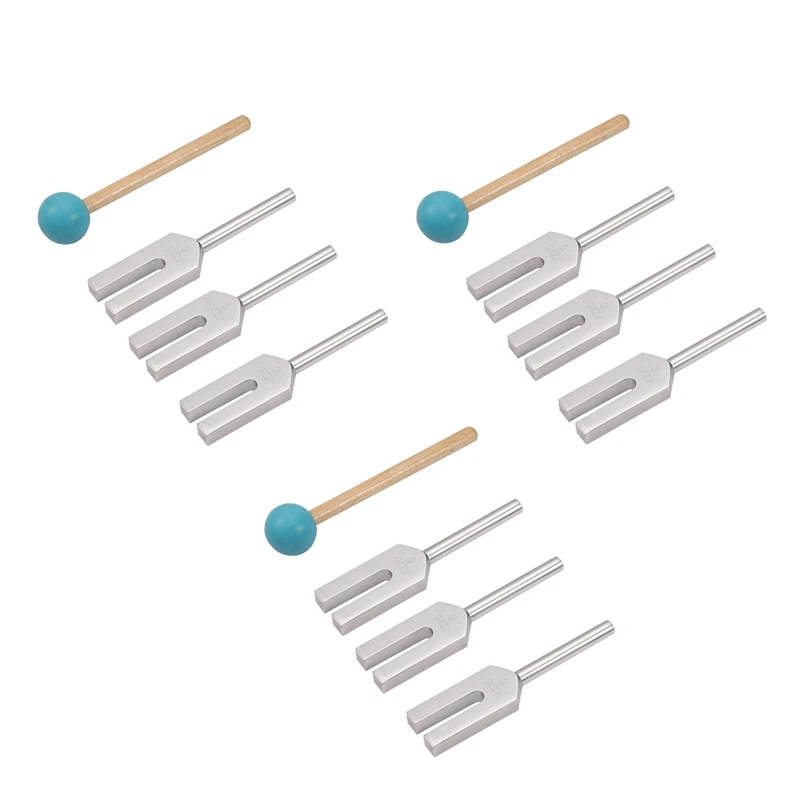 12 шт. камертон с кристаллами ангела из алюминиевого сплава 4096 Гц/4160 Гц/4225 Гц