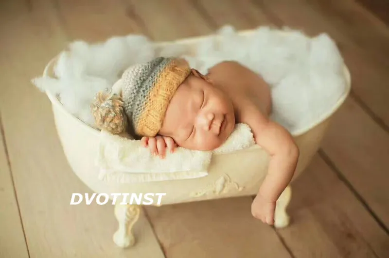 Dvotinst детский реквизит для фотосъемки железная мини белая Ванна аксессуары