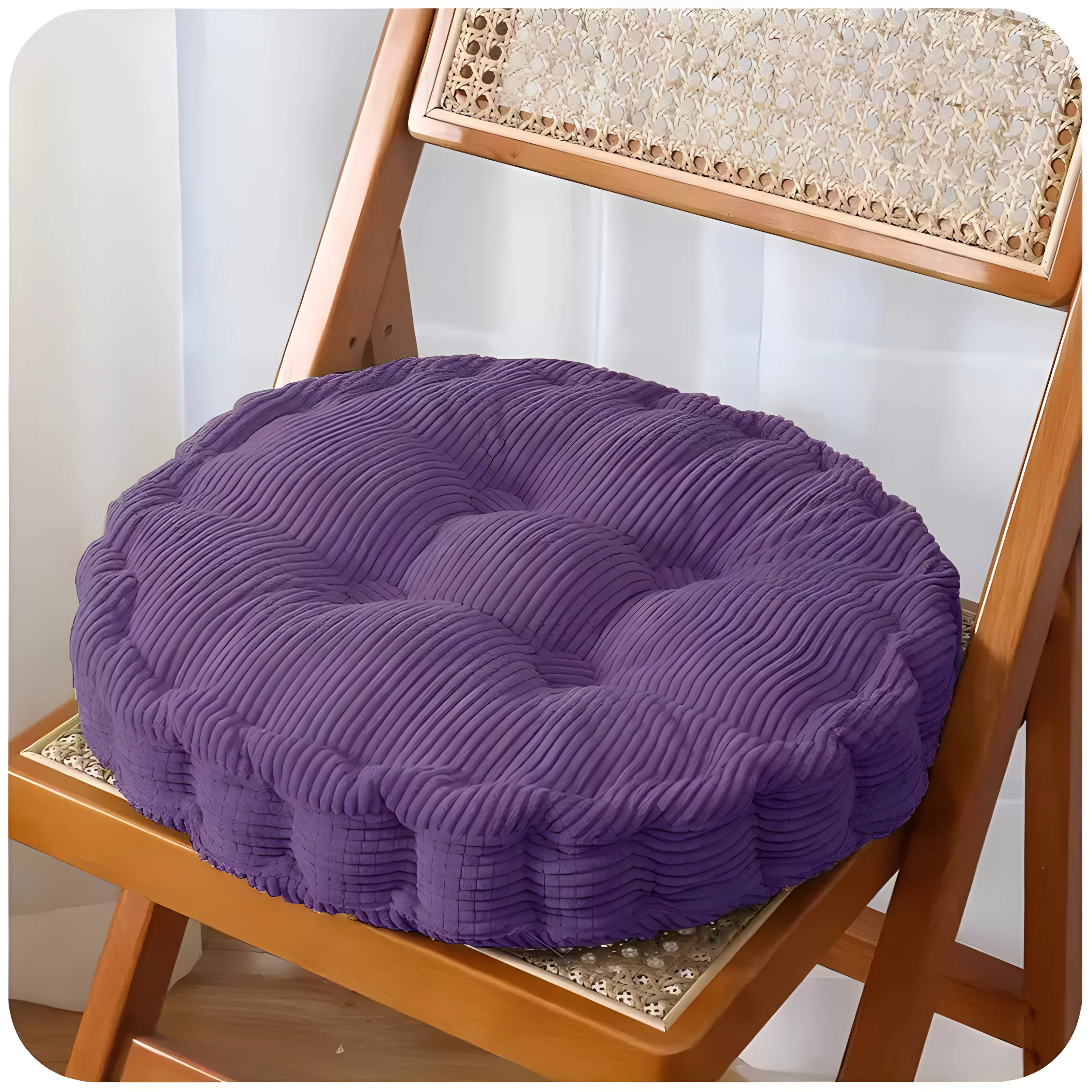 

Thick circular soft seat cushion