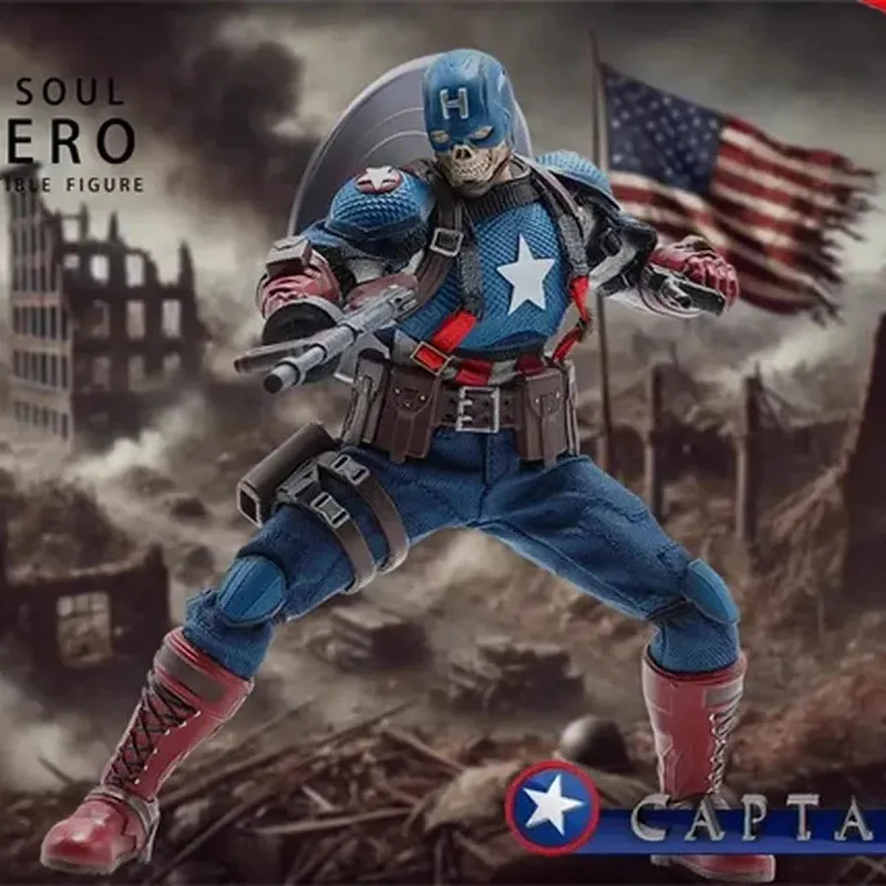 Фото Joy Man Toys Zombie Captain Американская фигурка JM003 Soul War Hero 1/12 Масштаб Коллекционная игрушка JMToys Детская игрушка Подарок на день рождения для мальчика №2