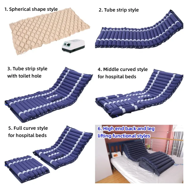 Медицинский матрас переменного давления с боковым надувным матрасом против