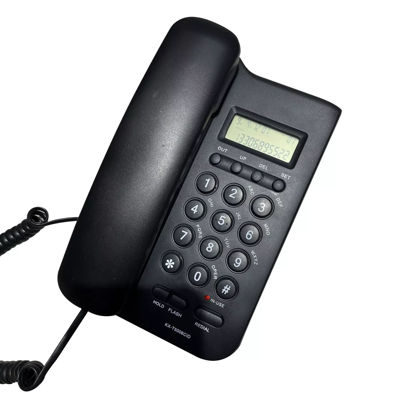 

KX-T5006CID Hotel Caller ID Hands Free Corded Telephone Loud Sound Home Office With Speaker Landline Wall Mounted FSK DTMF