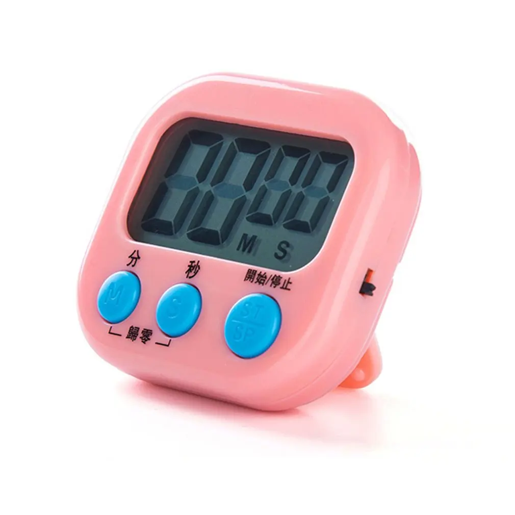 

Cute Mini Timer Clock Cooking Mechanical Timer Home Decorating Portable Kitchen Gadget with Bracket