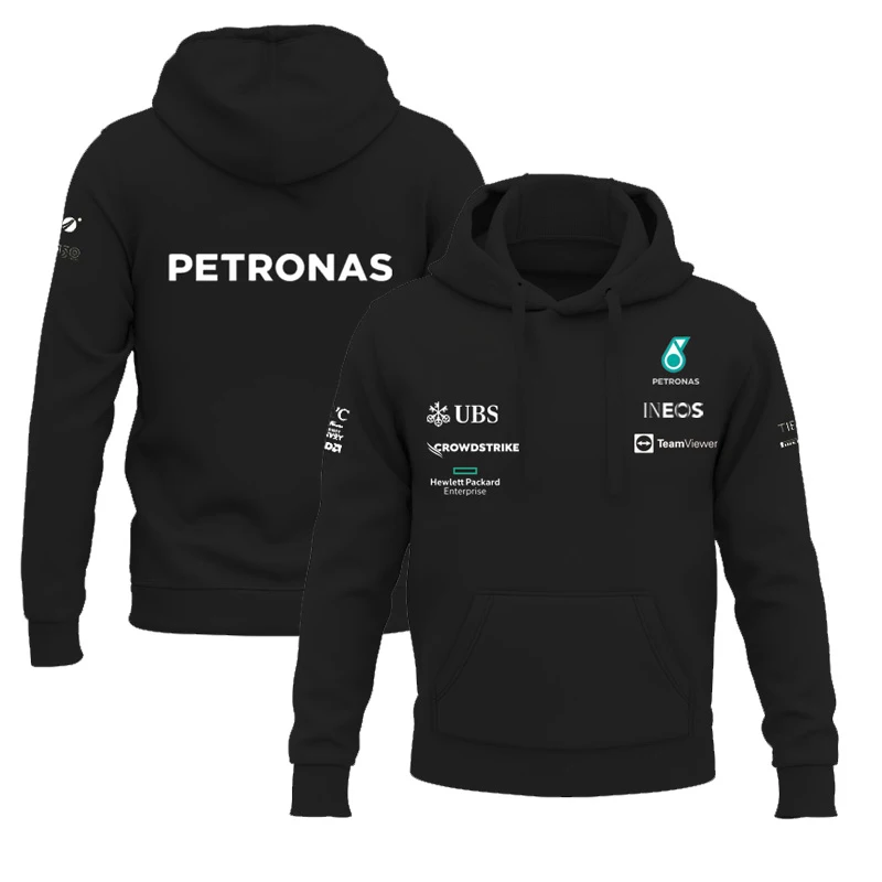 Sudadera con capucha del equipo Mercedes Trend para hombre, ropa con estampado 3D de F1 2023, temporada de Petronas Motorsport,