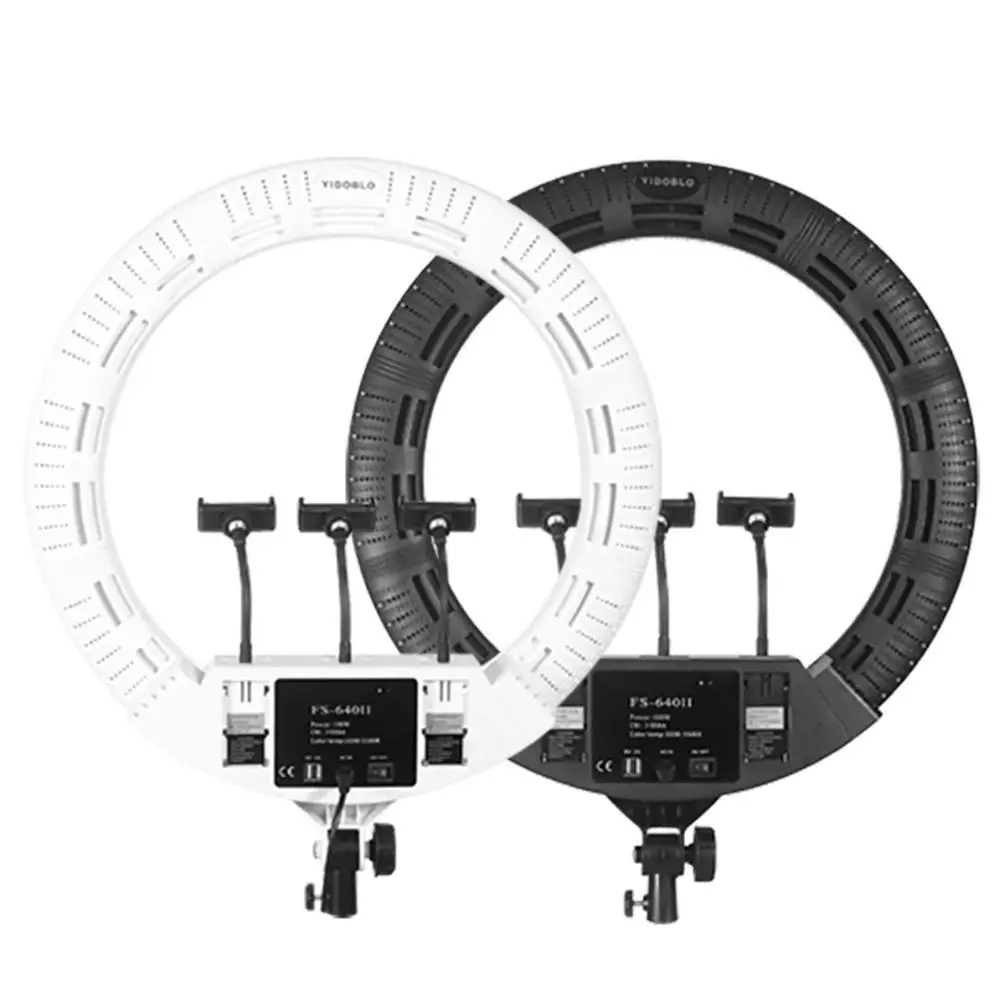 

Кольцесветильник лампа 55 см, 100 Вт, 22 дюйма, с пультом ДУ