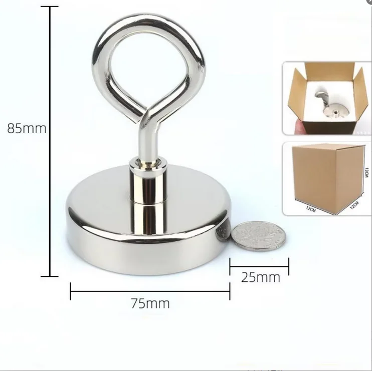 Супермощные неодимовые рыболовные магниты N52 крючки спасательные неодимовый