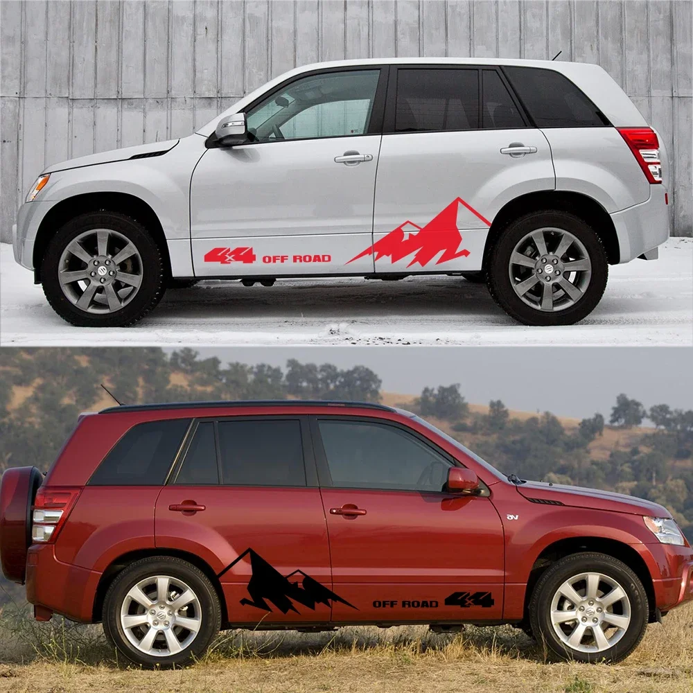 Наклейки на двери и кузова автомобиля 4 шт. наклейки для Suzuki Grand Vitara AT MT 4X4