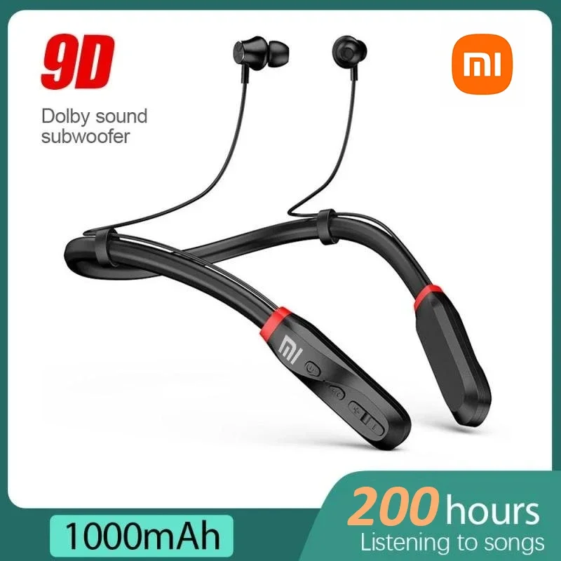 

XiaoMi MIJIA I35 Earphones Bluetooth 5.1 Headphones 200 Hour Play Sport Earbuds Built-in Mic Neckband Headphone Stereo Earbuds