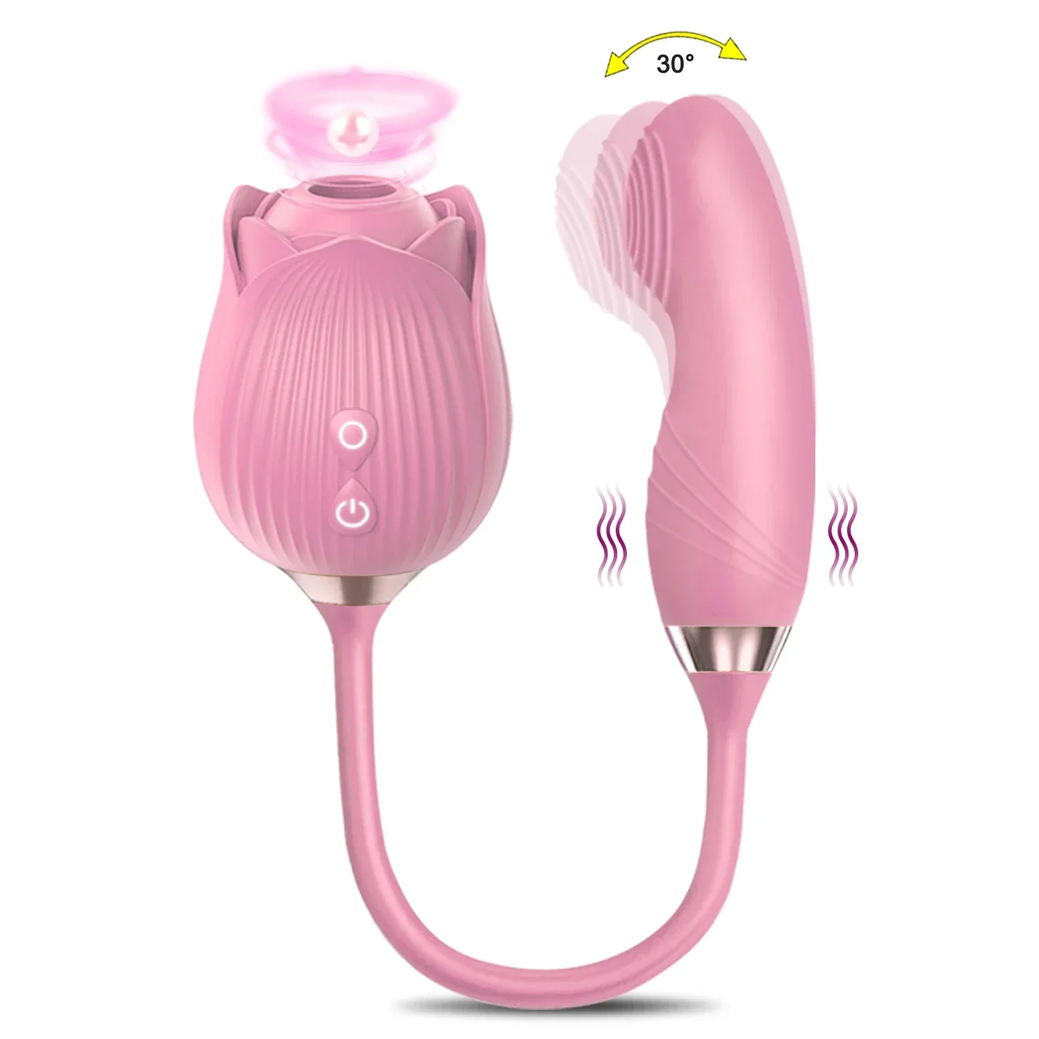 Вибратор для сосания розы женщин фаллоимитатор присоска клитора стимуляция