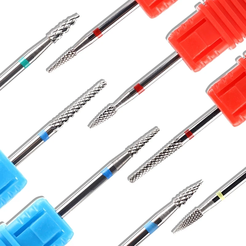 

Tungsten Carbide Nail Drill Bits Russian Nail Polishing Head For Electric Nail Manicure Machine Milling Cutter Nail Manicure