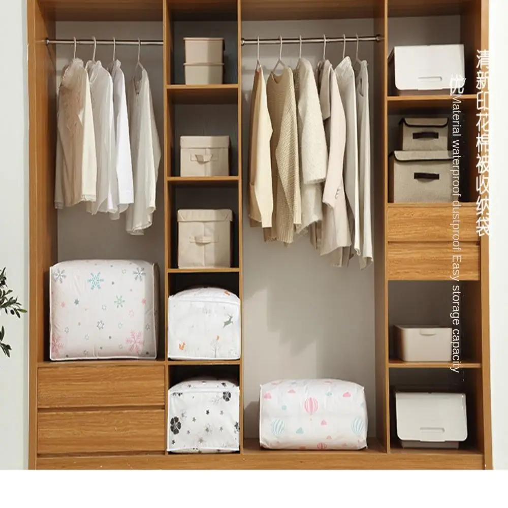 

Hot Linen House-moving Moisture-proof Organization Quilt Holder Folding Basket Clothes Organizer Quilt Storage Bag