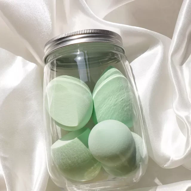 

NEW2023 Sizes Makeup Sponge Dry&Wet Use Cosmetic Puff Sponge maquiagem Foundation Powder Blush Beauty Tools with Storage Box