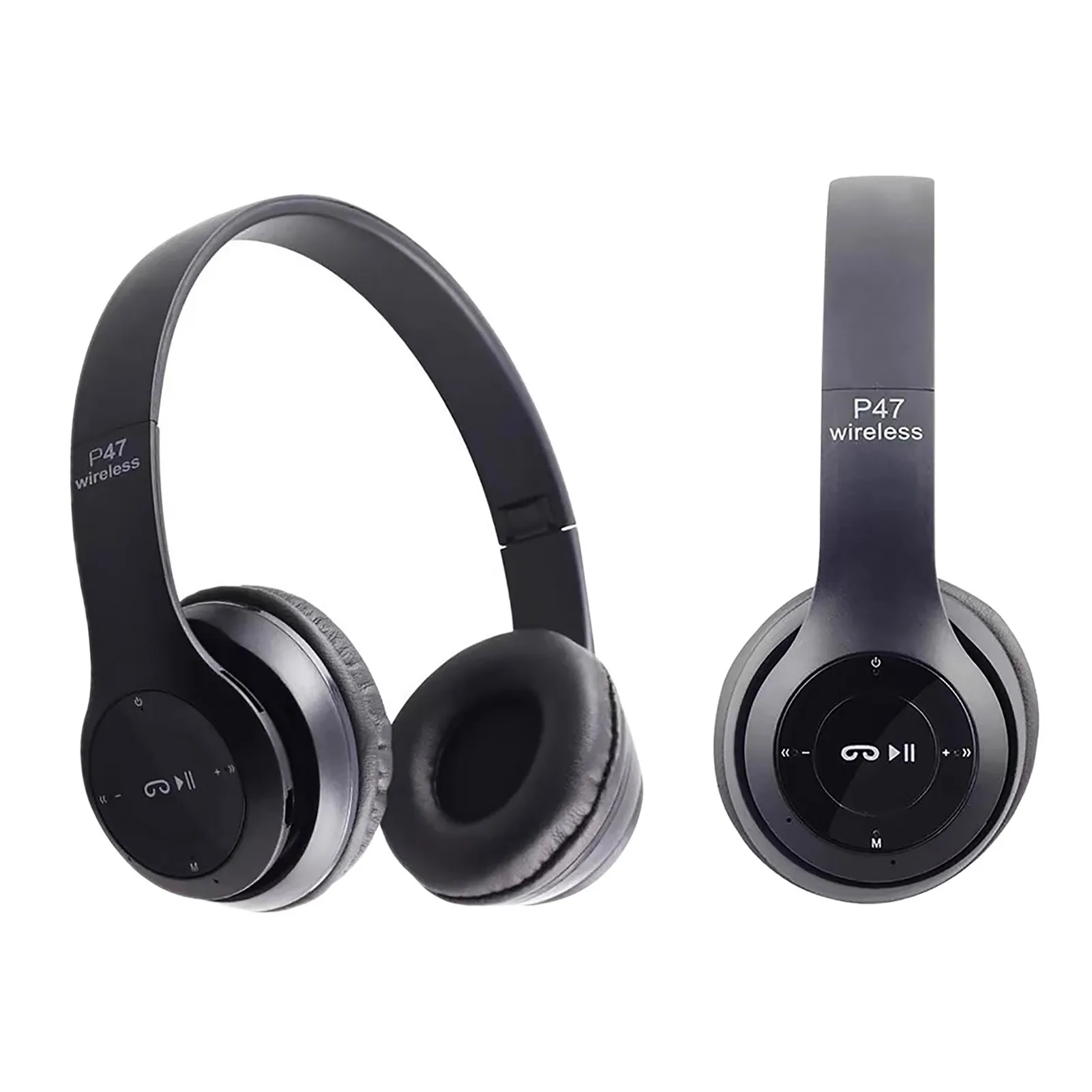 Беспроводные складные наушники P47 совместимые с Bluetooth 5 0 Накладные микрофоном для