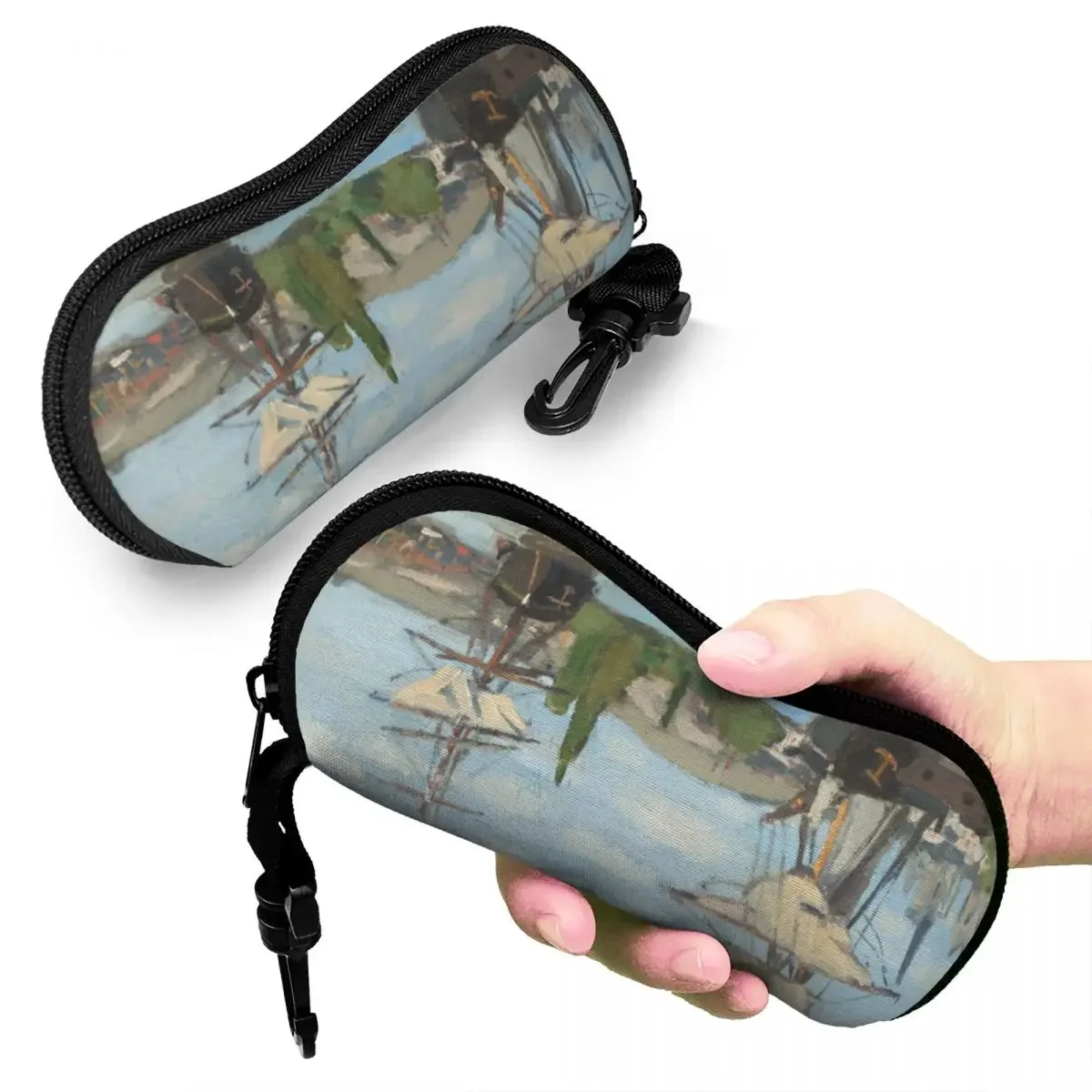 Футляр для очков Клод Моне езды по сене в Руане искусство во французском стиле