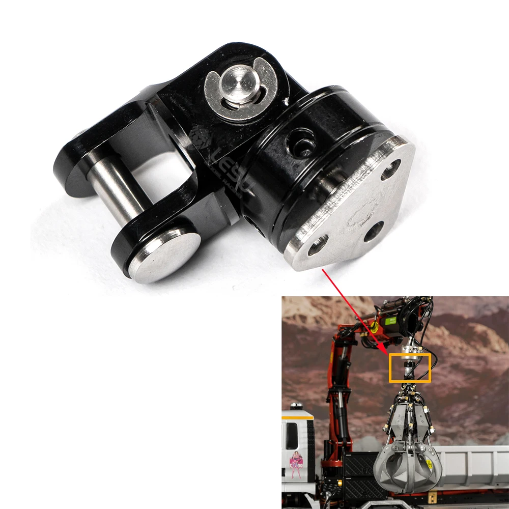 

LESU Metal Universal Joint Spare for 1/14 RC Hydraulic Crane Dumper Truck Rotary Grab Accessories Toucan Toys for Adult TH22565