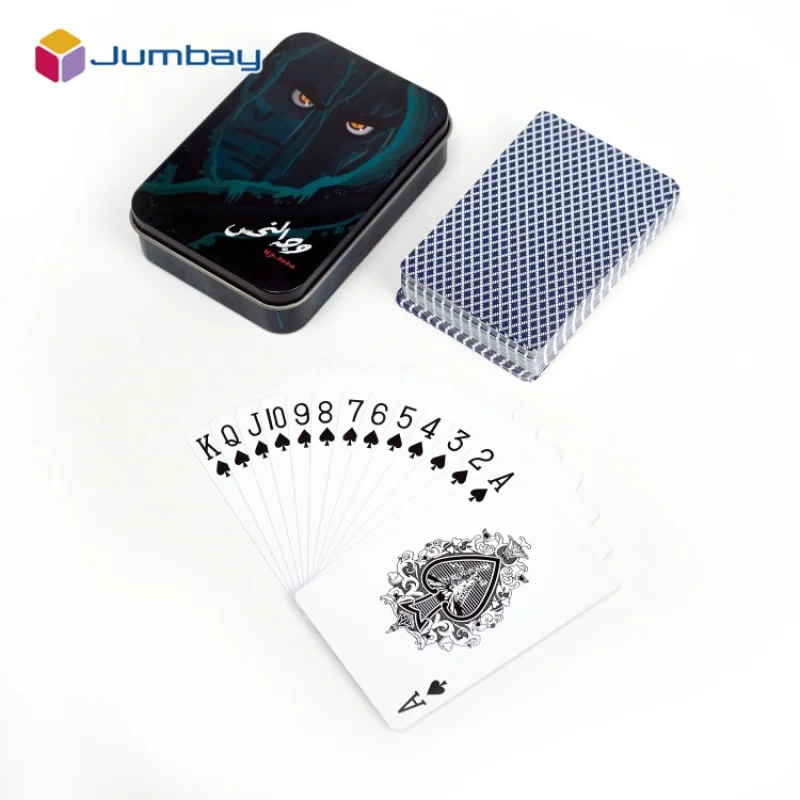 Cheap Price Customized Good Quality Printing Playing Card Poker Game With Tin Box