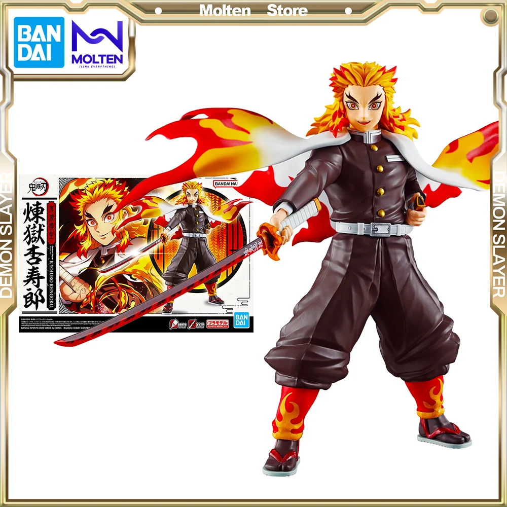 

Bandai Original Demon Slayer: Kimetsu no Yaiba Kyojuro Rengoku Tanjiro Kamado Anime Action Figure Model Kit Assembly/Assembling