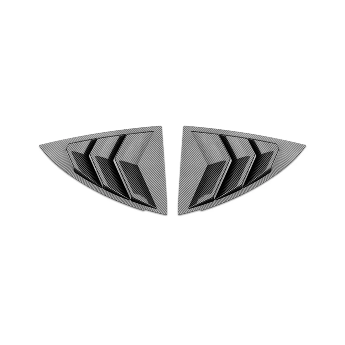 

For Y Louvre Rear Triangle Sequins Exterior Modification Parts, Carbon Fibre, C