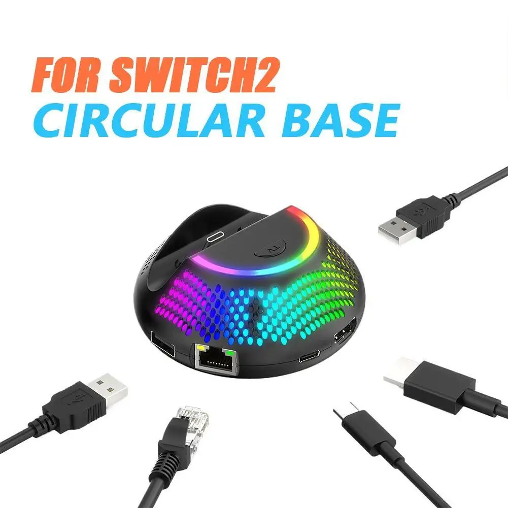 Фото 4K ТВ-док-станция-конвертер для SWITCH 2 Вт/4K HDMI-совместимый выход/порт типа C/USB-порт Портативная док-станция для телевизора №3