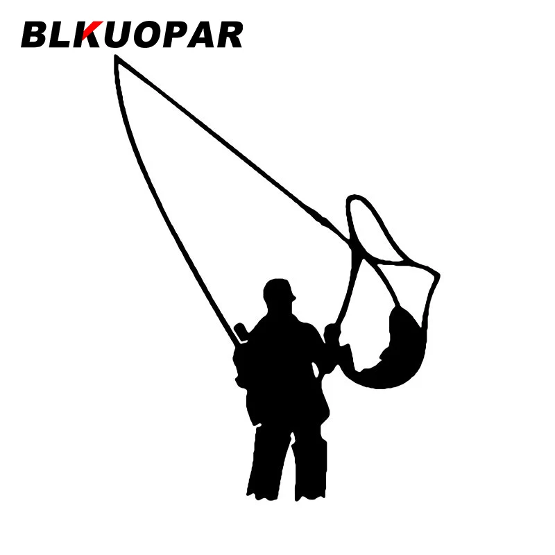 

BLKUOPAR рыбака рыбалка личные автомобильные наклейки модное зеркало заднего вида лобовое стекло ноутбук солнцезащитная наклейка ATV украшение
