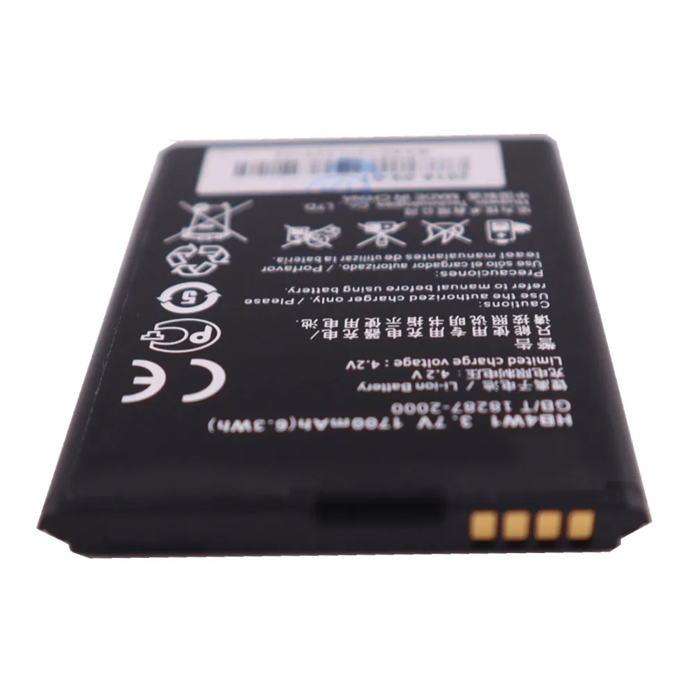 

HB4W1H HB4W1 аккумулятор 1750 мАч для Huawei Ascend Y210 Y210C G510 G520 G525 C8813 C8813Q T8951 U8951D мобильный телефон аккумулятор