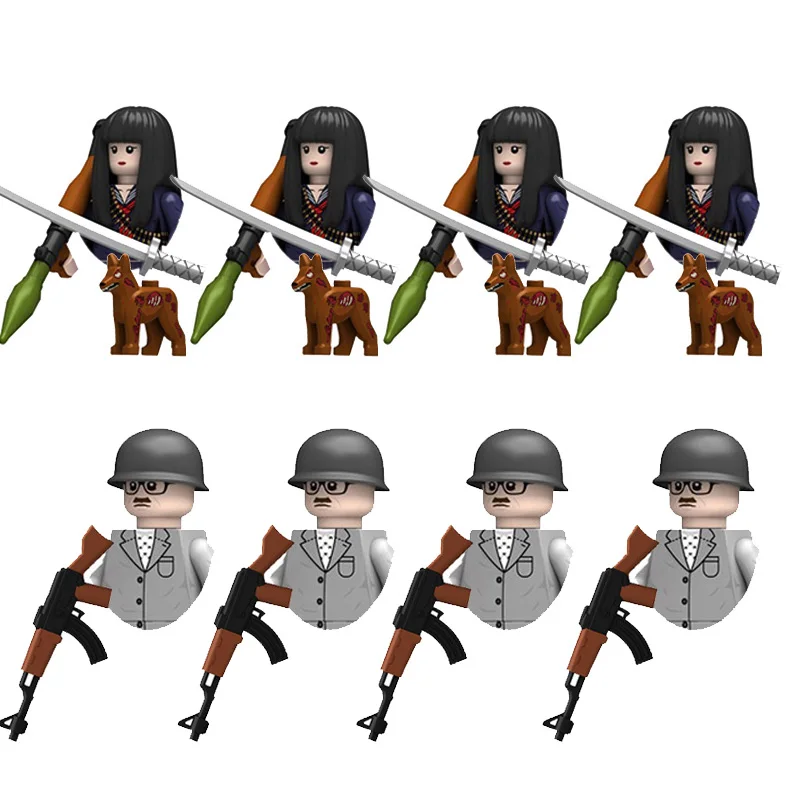 Фигурки героев немецких войн пехотных второй солдат зомби Хэллоуин ужасы серия