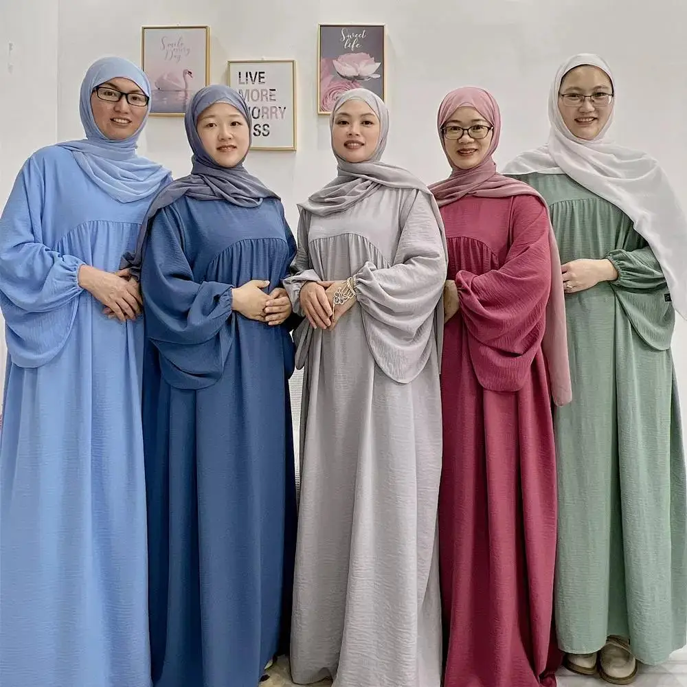 Muslim Dress 15 Colors Lastest Abaya Design Long Abaya Femme Robe For Women