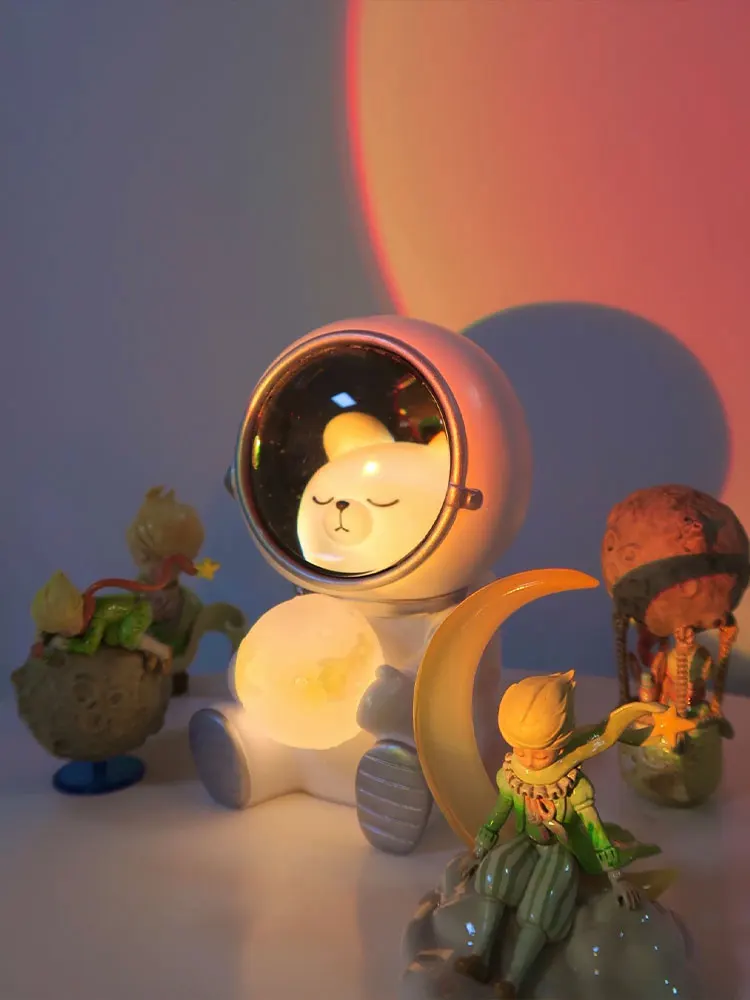 

Светодиодный ночник для астронавта, милый домашний питомец, Космический светильник, украшение для дома, детский подарок, светсветильник ль...