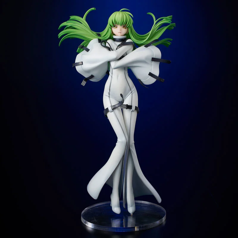 

100% оригинал: Code Geass Lelouch of the Rebel C.C. Пролив Куртка 23 см ПВХ фигура аниме модель игрушки кукла подарок
