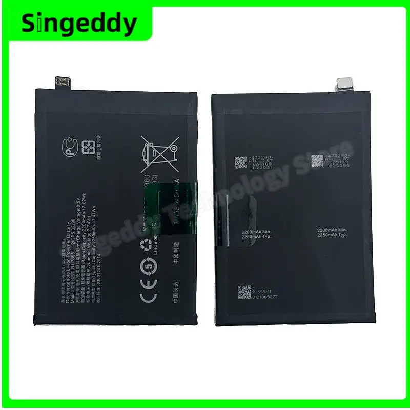 ępione baterię BLP855 wbudowane baterie do telefonu komórkowego OPPO Reno 8 5G запасные части