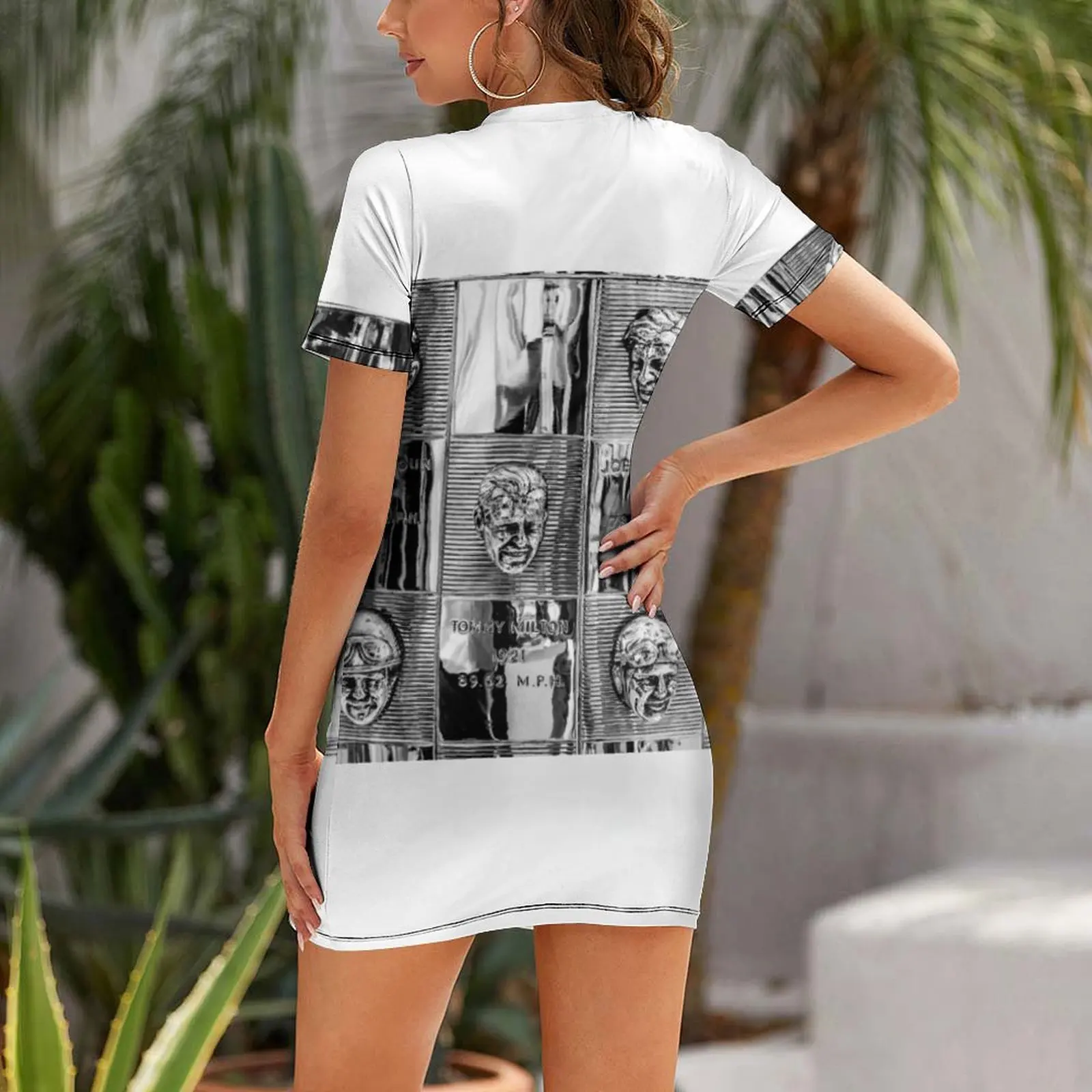 Платье с короткими рукавами Borg-Warner Trophy Indianapolis 500 элегантные женские летние платья