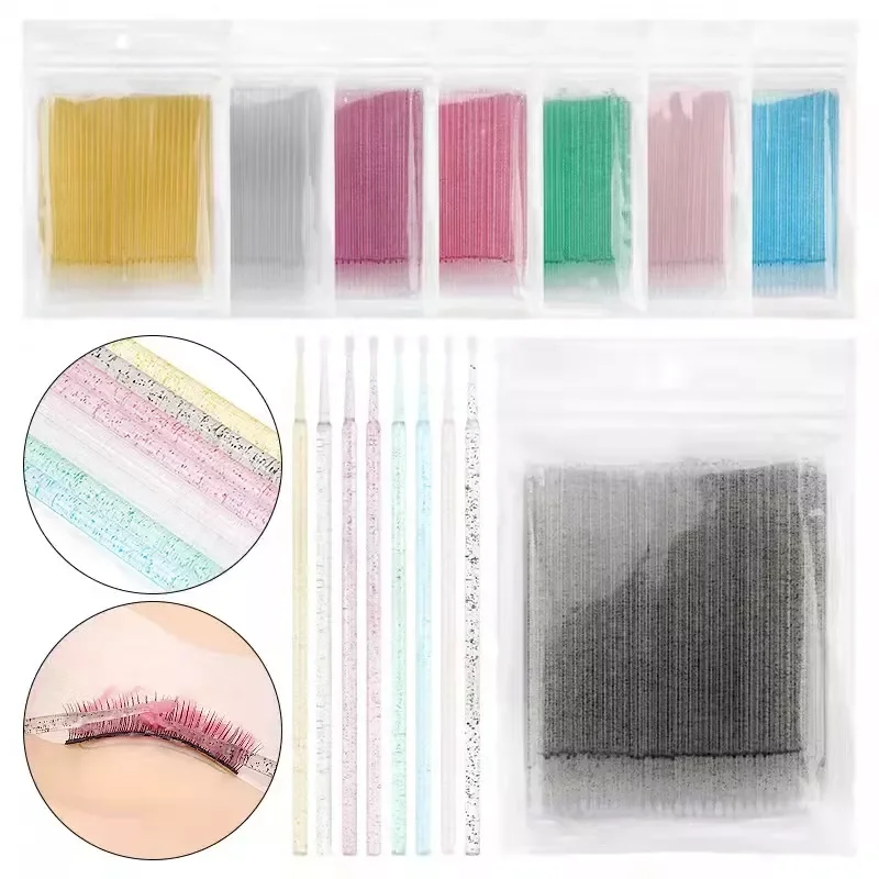 

NEW IN PCS Disposable Makeup Cotton Swab Mini Individual lash Applicators Mascara Brush Eyelash Extension For Maquillaje Makeups