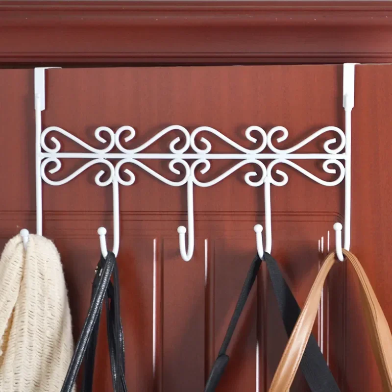 

Rack Hooks Hanger Clothes Hook Over Door Over Hat Cloth Bag Bathroom Organizer Towel Door Coat Wall Nail-free