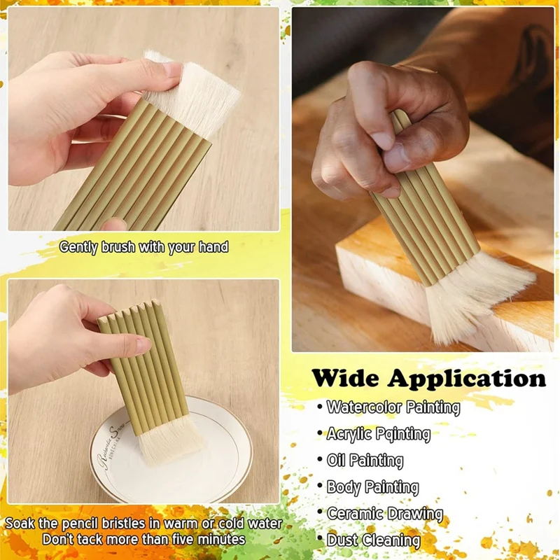 Кисти для керамической глазури набор керамических кистей керамики акрила