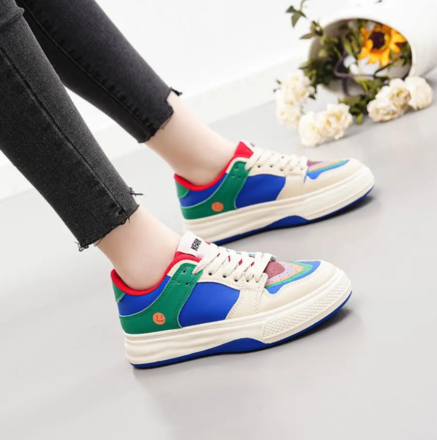 

Женские Дизайнерские кроссовки на платформе, лоферы без шнуровки, Вулканизированная подошва, повседневная спортивная обувь для тренировок, на осень