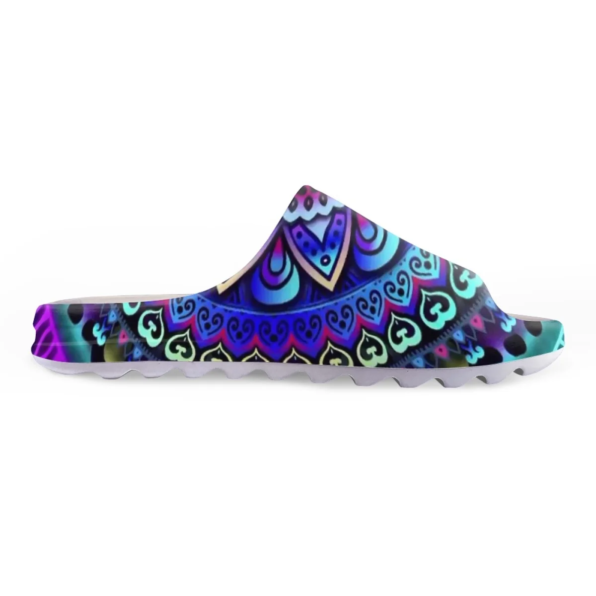 Nopersonality Colorful Mandala Flowers Women's Summer Sandals New Fashion Home Slippers Comfortable Flat Bathroom Sandalias De