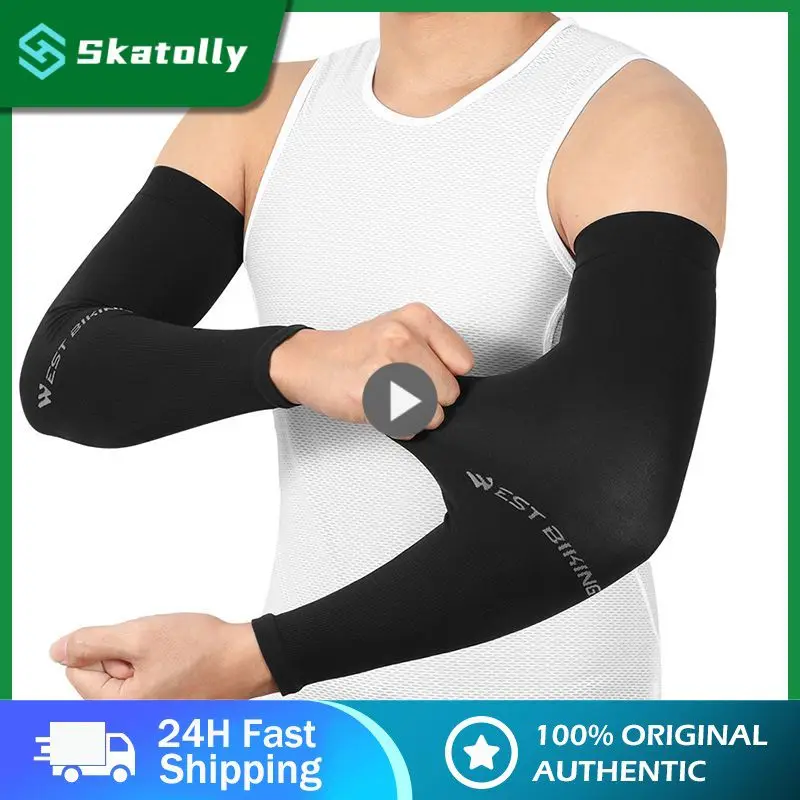 

1-5 шт., летние шелковые рукава для защиты от УФ-лучей