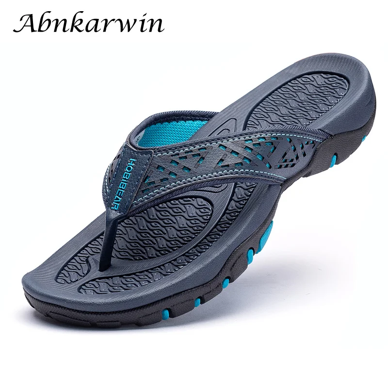 

Summer Outdoor Men Slippers PU Leather Flip Flops Beach Chanclas Hombre Playa Tong Homme Infradito Uomo Big Size 48 49 50 51 52