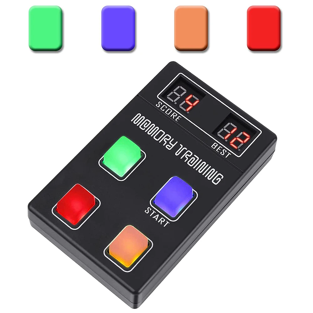 Electronic Memory Game Soldering Kits for Kids Handheld Game Console Fun Electronic Production Kit for Memory Training