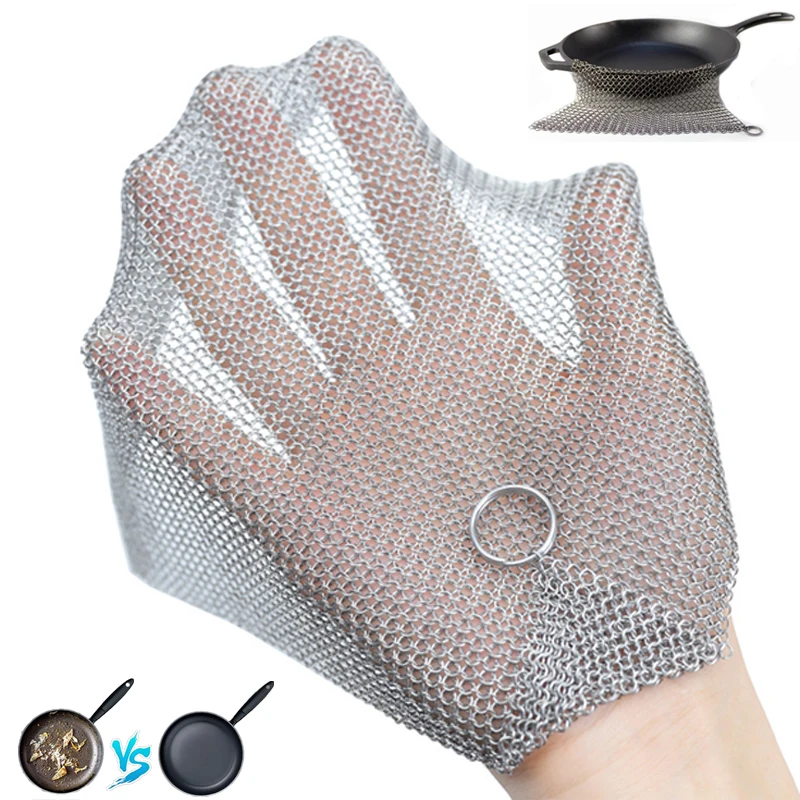 

Товары для уборки, сковородки 316, кухонные кастрюли, микроволновые принадлежности, очиститель из чугуна, литой бытовой инструмент для мытья из нержавеющей стали